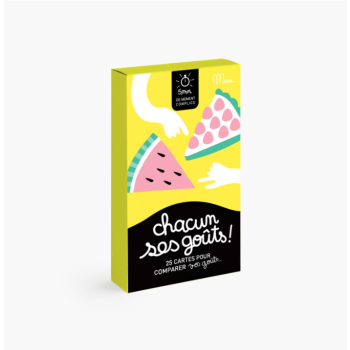 Jeu de carte "Chacun ses goûts" - MINUS