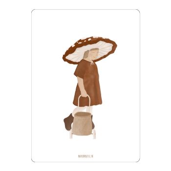 Carte - Enfant champignon