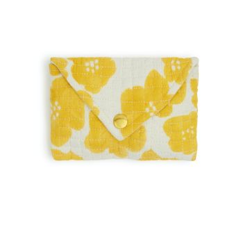 Pochette enveloppe Ravi Flora Bold Citron