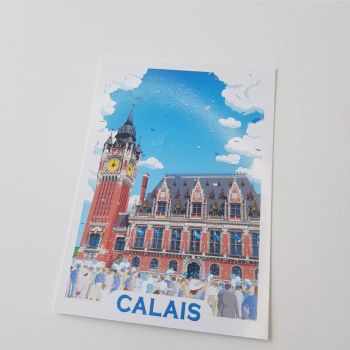 Carte postale Hôtel de Ville de Calais