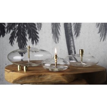 Lampe à huile forme galet - PERI DESIGN - moyen modèle