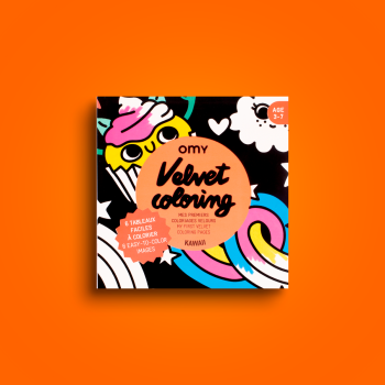 Coloriage velours - Kawaii OMY