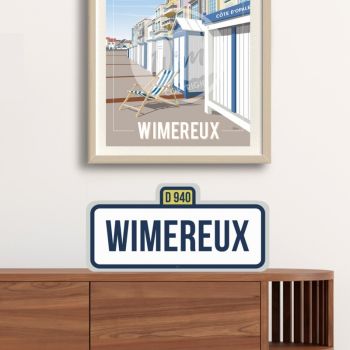 Panneau touristique / routier Wim' Wimereux