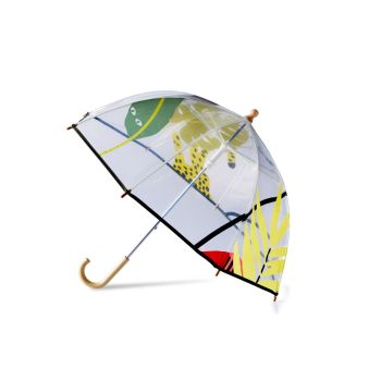 Parapluie enfant transparent jungle - AREVIK ANATOLE PARIS