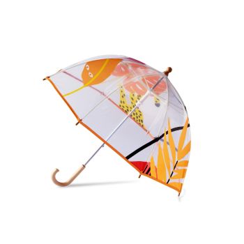 Parapluie enfant transparent jungle - KERALA ANATOLE PARIS