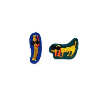 Ecusson thermocollant - SAUCISSE - Macon & Lesquoy