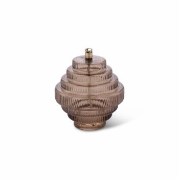 Lampe à huile Twin champagne - PERI DESIGN - taille M