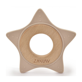 Anneau de dentition étoile taupe - ZAKUW