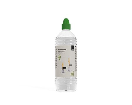 Bouteille d'1 litre de bioéthanol liquide pour cheminée de table