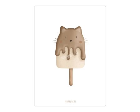 Carte - Glace chat