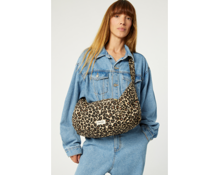Sac Charlot - le sac crossbody Rive Droite - Léopard beige sand