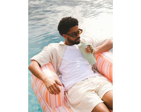 Travel cup isotherme inox matt 900 ml QWETCH - vert tilleul