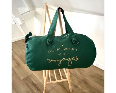 SAC POLOCHON - Collectionneuse de jolis voyages - vert anglais