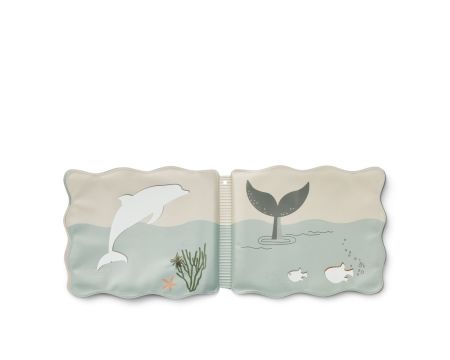 Livre magique pour bébé pour le bain Waylon - sea creature / sandy