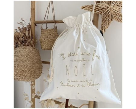 Baluchon de Noël Il était une fois un merveilleux Noël le coeur rempli de bonheur et de chaleur