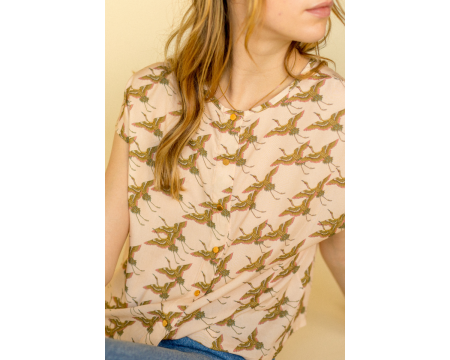 Blouse femme Pasha - Héron Macadamia