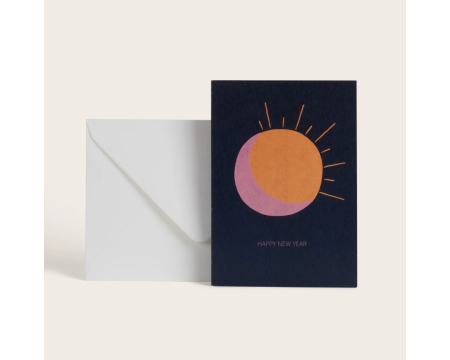 Carte Sunrise Happy new year