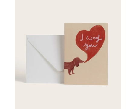 Carte Puppy I woof you