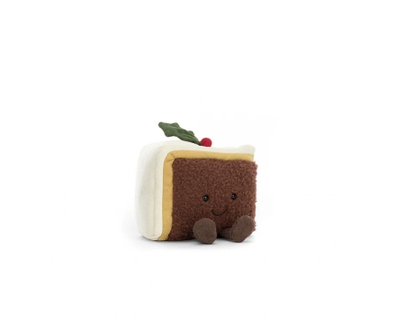 Peluche Jellycat Amuseable Slice of Christmas Cake