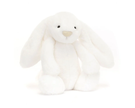 Peluche Jellycat Lapin blanc collection Luxe - Bashful Luxe Bunny Luna