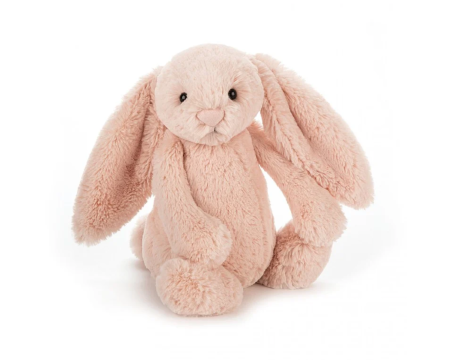 Peluche Jellycat lapin rose - Bashful Blush Bunny Original Medium