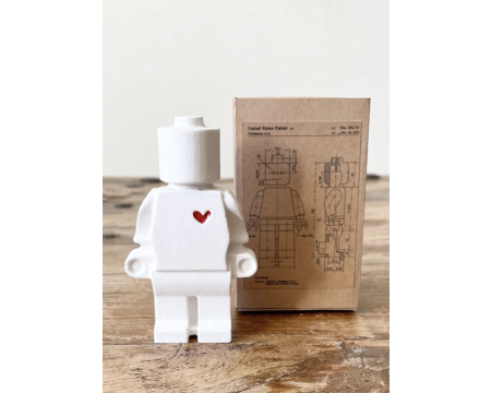 Donneur d'amour classique - Figurine 10 cm coeur rouge