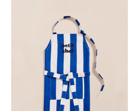 Tablier "petit chef" bleu