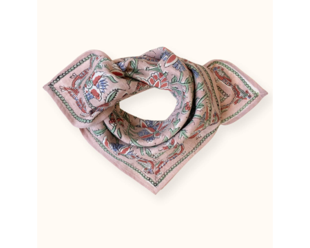 Small Foulard Manika Bird Pastel - APACHES