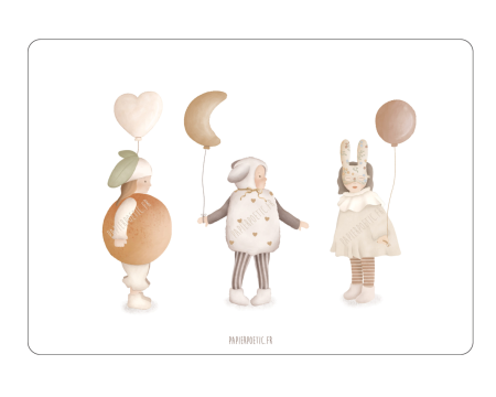 Carte - Enfants déguisés poésie