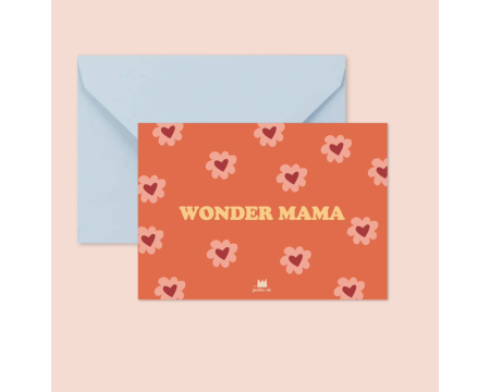 Carte postale Wonder Mama - Ma Petite Vie
