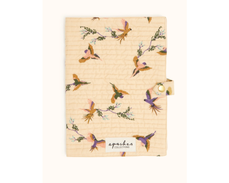 Protège carnet (de santé) Bimale Cerisier Kaki