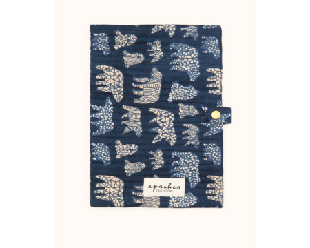 Protège carnet (de santé) Bimale Ours Orage