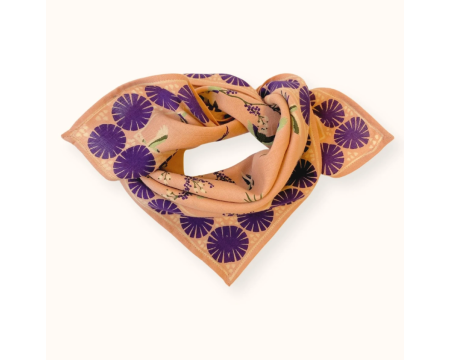 Small Foulard Manika Cerisier Blush