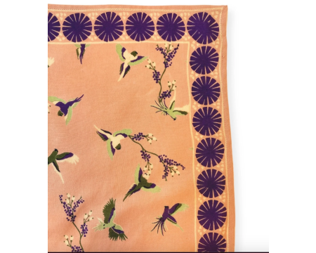 Small Foulard Manika Cerisier Blush