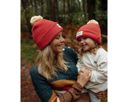 Bonnet Block Framboise HELLO HOSSY