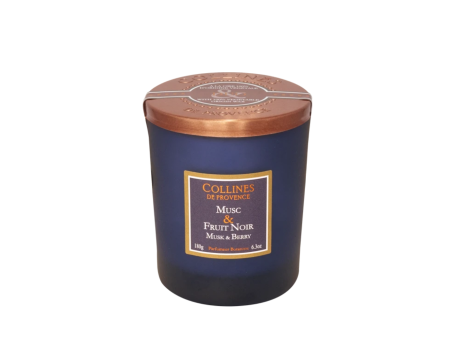 Bougie parfumée Musc & Fruit Noir