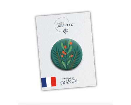 Magnet esprit de Noël - Feuillage