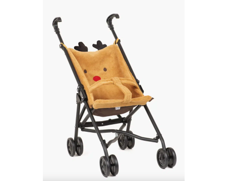 Poussette canne poupée renne RUDOLPH Minikane