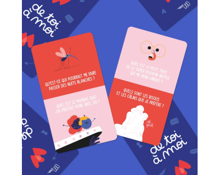 Jeu de carte - De toi à moi MINUS