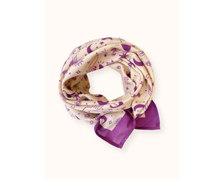 BIG FOULARD LATIKA Karma Macadamia