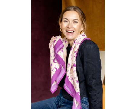 BIG FOULARD LATIKA Karma Macadamia