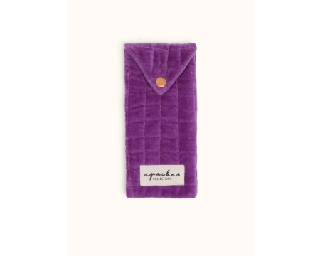 Pochette enveloppe Sunny Velours Dahlia