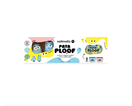Coffret Pâtes à modeler lavantes rose et bleue avec Bloop et Ploofy