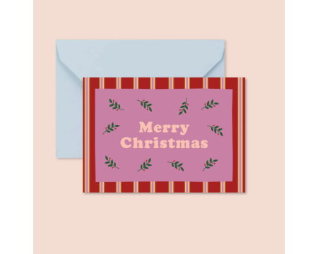Carte postale Merry Christmas - Ma Petite Vie