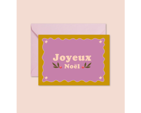 Carte postale Joyeux Noël - Ma Petite Vie