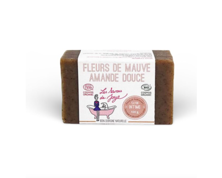 Savon fleurs de mauve - amande douce pour la toilette intime 100g