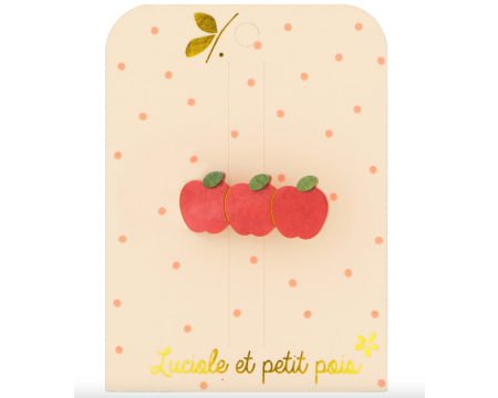 Barrette 3 pommes