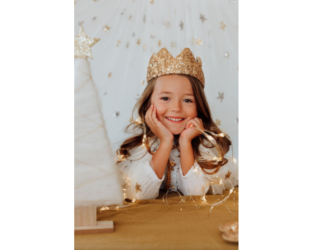 Couronne - sequins or