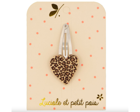 Barrette coeur Léo