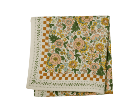 Foulard imprimé Indien - Amaia Rose/Corail